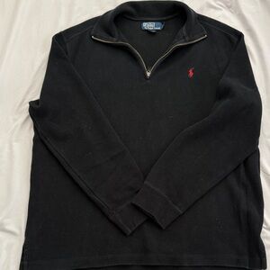 Polo by Ralph Lauren Black Zip Up Sweater